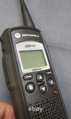 LOT OF FOUR Motorola DTR650 Digital Two Way Radios 900 MHz with Antenna