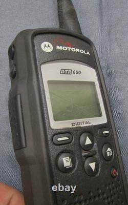 LOT OF FOUR Motorola DTR650 Digital Two Way Radios 900 MHz with Antenna