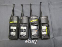LOT OF FOUR Motorola DTR650 Digital Two Way Radios 900 MHz with Antenna