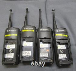 LOT OF FOUR Motorola DTR650 Digital Two Way Radios 900 MHz with Antenna