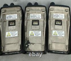 LOT of 3 (Three) Motorola CP200 Two-Way Radio AAH50RDC9AA2AN No Batteries/Ant