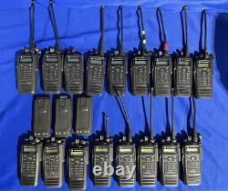 Lot 17x Motorola XPR 6580 Two Way Radio AAH55UCH9LB1AN with 3x Battery Untested