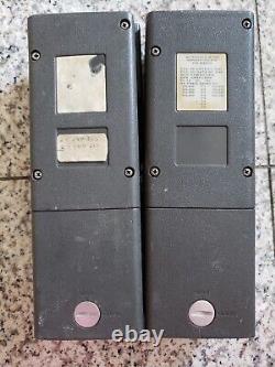 Lot 2 Motorola MT500 Vintage Two-Way Radio (Untested) for parts