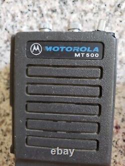 Lot 2 Motorola MT500 Vintage Two-Way Radio (Untested) for parts