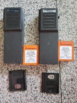 Lot 2 Motorola MT500 Vintage Two-Way Radio (Untested) for parts