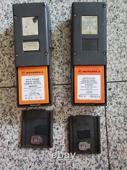 Lot 2 Motorola MT500 Vintage Two-Way Radio (Untested) for parts