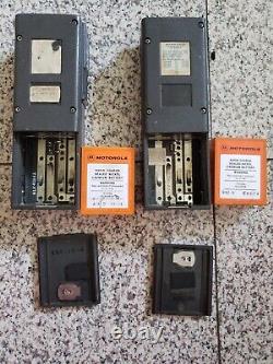 Lot 2 Motorola MT500 Vintage Two-Way Radio (Untested) for parts