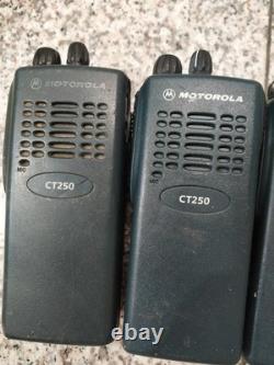 Lot 4 Motorola CT250 and CT150 Two-Way Radio Tested working