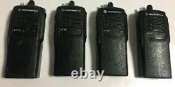 Lot (4) Motorola HT750 AAH25SDC9AA3AN 16CH Portable Two Way Radio Full Tested