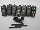 Lot 7 Motorola Pr400 Uhf 16 Channel Two-way Radios Aah65rdc9aa2an Aah65kdf9aa3an