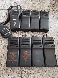 Lot 8 Motorola HT 1000 Two-Way Radio H01RDC9AA3CN/ H01RDC9AA3DN/H01SDC9AA3DN