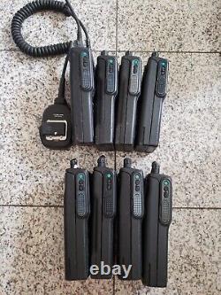 Lot 8 Motorola HT 1000 Two-Way Radio H01RDC9AA3CN/ H01RDC9AA3DN/H01SDC9AA3DN