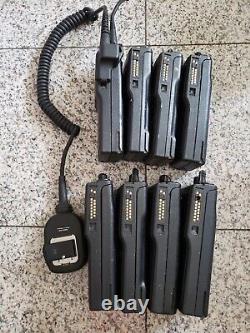 Lot 8 Motorola HT 1000 Two-Way Radio H01RDC9AA3CN/ H01RDC9AA3DN/H01SDC9AA3DN