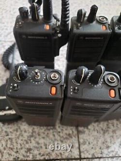 Lot 8 Motorola HT 1000 Two-Way Radio H01RDC9AA3CN/ H01RDC9AA3DN/H01SDC9AA3DN