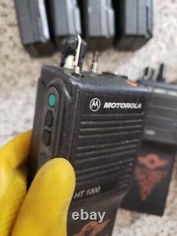 Lot 8 Motorola HT 1000 Two-Way Radio H01RDC9AA3CN/ H01RDC9AA3DN/H01SDC9AA3DN