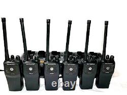 Lot Motorola Pr400 Vhf/uhf Aah65kdc9aa2an Portable Two-way Radio Ltr Capable