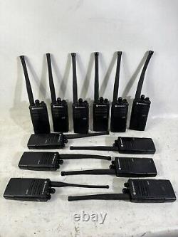 Lot Of 12 Motorola CP110 Two Way Radios No Battery H96KCC9AA2AA