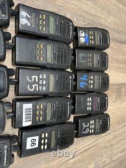 Lot Of 20 MOTOROLA HT1250 AAH25KDF9AA5AN 128-Channels Portable Two-Way Radio