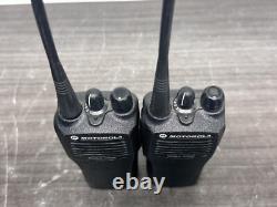 Lot Of 2 Motorola Radius CP200 Two-way UHF Radios AAH50RDC9AA1AN R90