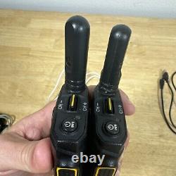 Lot Of 2 Motorola SL300 Black Wireless 99-Channels Portable Two-Way Radio Works