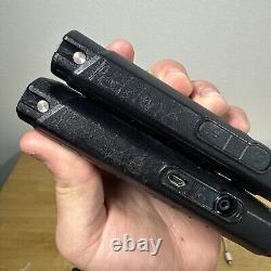 Lot Of 2 Motorola SL300 Black Wireless 99-Channels Portable Two-Way Radio Works