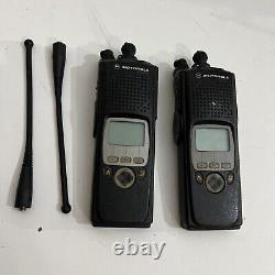Lot Of 2 Motorola XTS5000R H18UCF9PW6AN 700/800MHz Two Way Radios No Battery