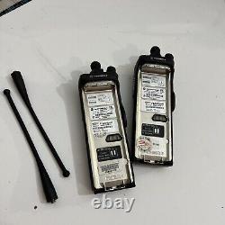 Lot Of 2 Motorola XTS5000R H18UCF9PW6AN 700/800MHz Two Way Radios No Battery