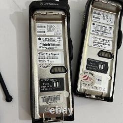 Lot Of 2 Motorola XTS5000R H18UCF9PW6AN 700/800MHz Two Way Radios No Battery