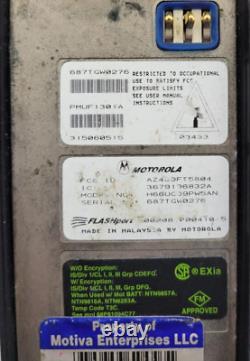 Lot Of 2 Motorola Xts1500 Two Way Radio H66ucd9pw5an & H66ucd9pw5bn