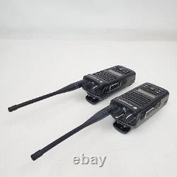 Lot Of 2x Motorola XPR 3500e UHF Portable Two Way Radio with Battery & Antenna