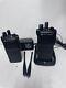 Lot Of 2x Motorola Xpr 7380e 800mhz Two-way Radios Aah56ucc9rb1an With Batteries