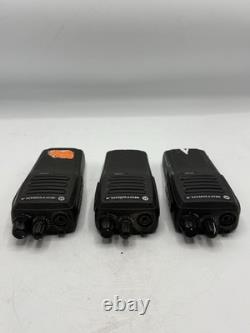 Lot Of 3 Motorola Cp200d Aah01jdc9ja2an Two-way Radio Read