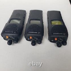 Lot Of 3 Motorola XTS2500 UHF Portable Digital Two Way Radios H46KDD9PW5AN AS IS