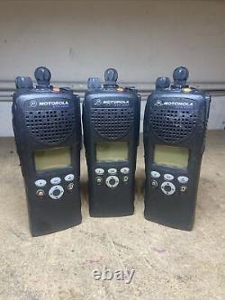 Lot Of 3 Motorola XTS 2500 Two-Way Digital Radio H46UCF9PW6AN 700-800MHZ NO BATT