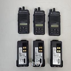 Lot Of 3x Motorola XPR 3500e UHF Portable Two Way Radio