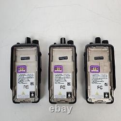 Lot Of 3x Motorola XPR 3500e UHF Portable Two Way Radio