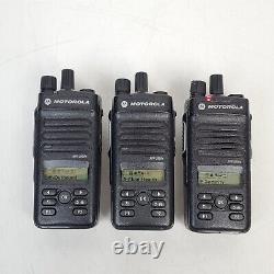 Lot Of 3x Motorola XPR 3500e UHF Portable Two Way Radio