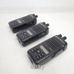 Lot Of 3x Motorola XPR 3500e UHF Portable Two Way Radio