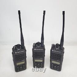 Lot Of 3x Motorola XPR 3500e UHF Portable Two Way Radio