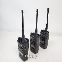 Lot Of 3x Motorola XPR 3500e UHF Portable Two Way Radio