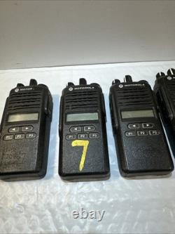 Lot Of 4 Motorola CP185 Two Way Radio AAH03RDF8AA7AN (Radio Only)