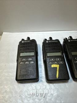 Lot Of 4 Motorola CP185 Two Way Radio AAH03RDF8AA7AN (Radio Only)
