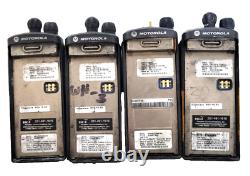 Lot Of 4- Motorola Model Aah45sdc9aa3an Pr860 Two Way Radio Sold As Is