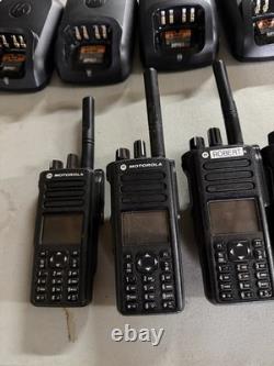 Lot Of 4 Motorola XPR7550E UHF two Way Handheld Radio 403-512MHZ