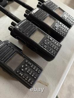 Lot Of 4 Motorola XPR7550E UHF two Way Handheld Radio 403-512MHZ