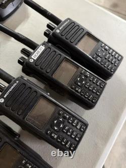 Lot Of 4 Motorola XPR7550E UHF two Way Handheld Radio 403-512MHZ