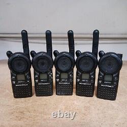 Lot Of 5 Motorola CLS 1110 Business Portable 4 Channel Two Way Radio UNTESTED