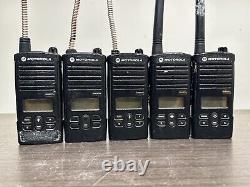Lot Of 5 Motorola RDM2070d Two Way Radio RDX Walmart
