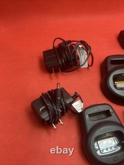 Lot Of 5 Motorola Two-Way Radio Charger HCTN4001A MPN with Power Adapter