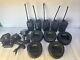 Lot Of 5 Motorola Vertex Standard Vx-261-g7-5 Two Way Radios 16ch. Withchargers